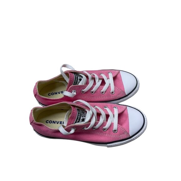 Converse Pink Chuck Taylor All Star Low Classic Junior Size 2 - Picture 2 of 6